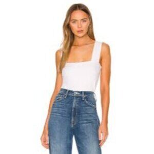 Michael Lauren White Marco Tank Top